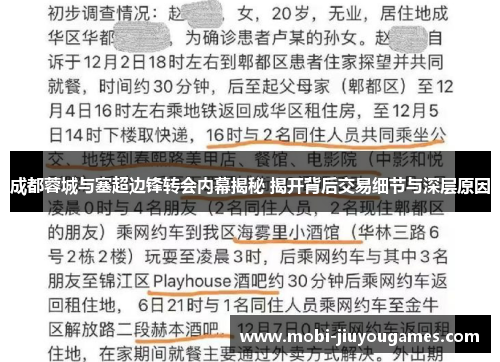 成都蓉城与塞超边锋转会内幕揭秘 揭开背后交易细节与深层原因