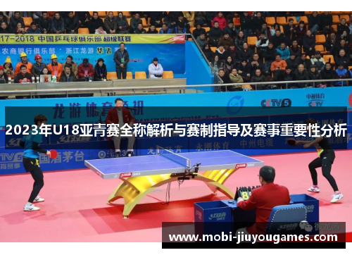 2023年U18亚青赛全称解析与赛制指导及赛事重要性分析